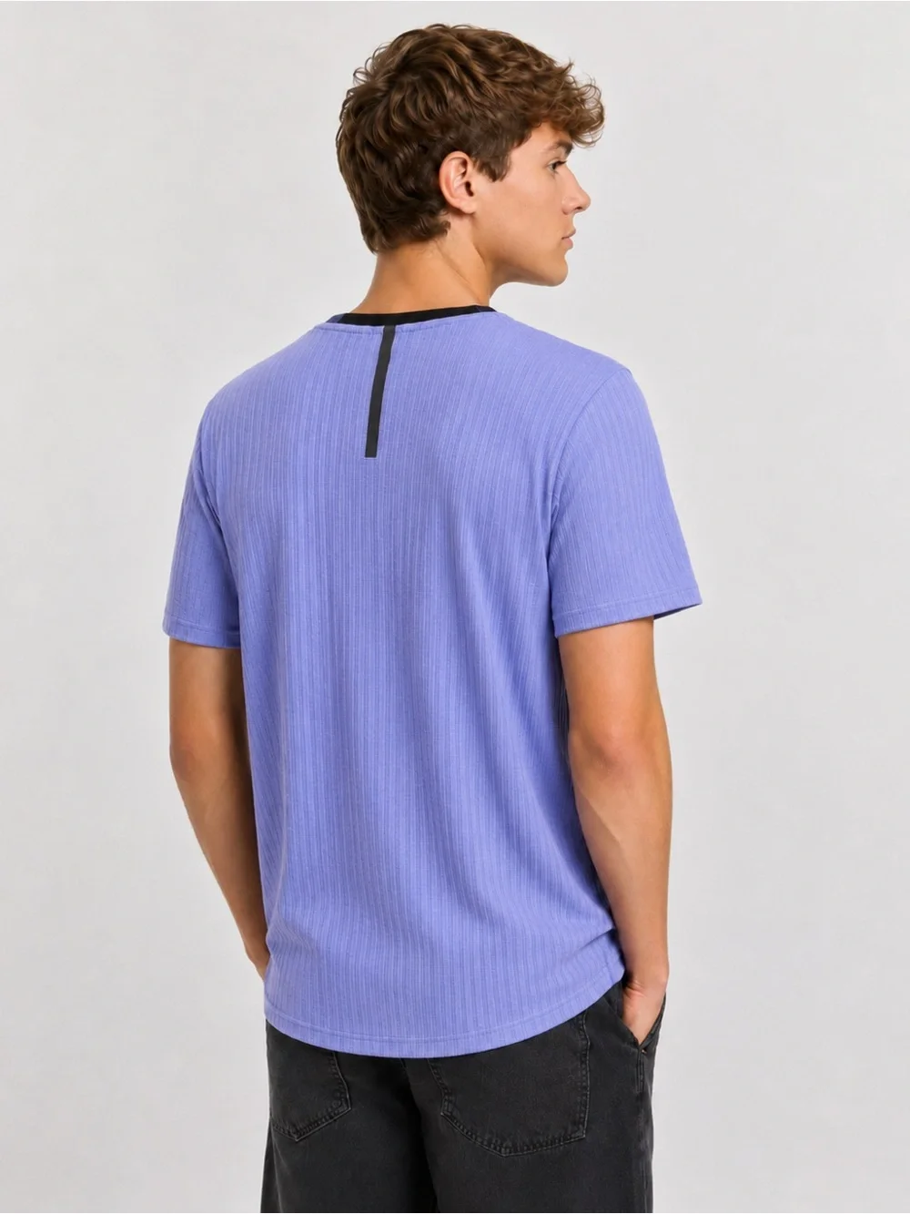 Athletic Works Light Blue Short Sleeve Crew Tee